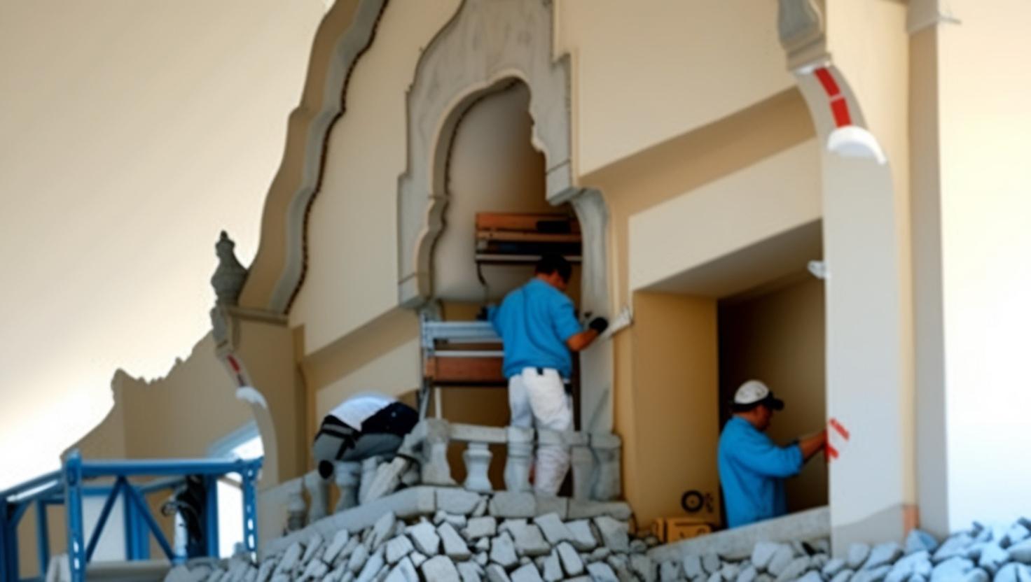 قص الجدران الخرسانية باستخدام الصاروخ بدقة متناهية