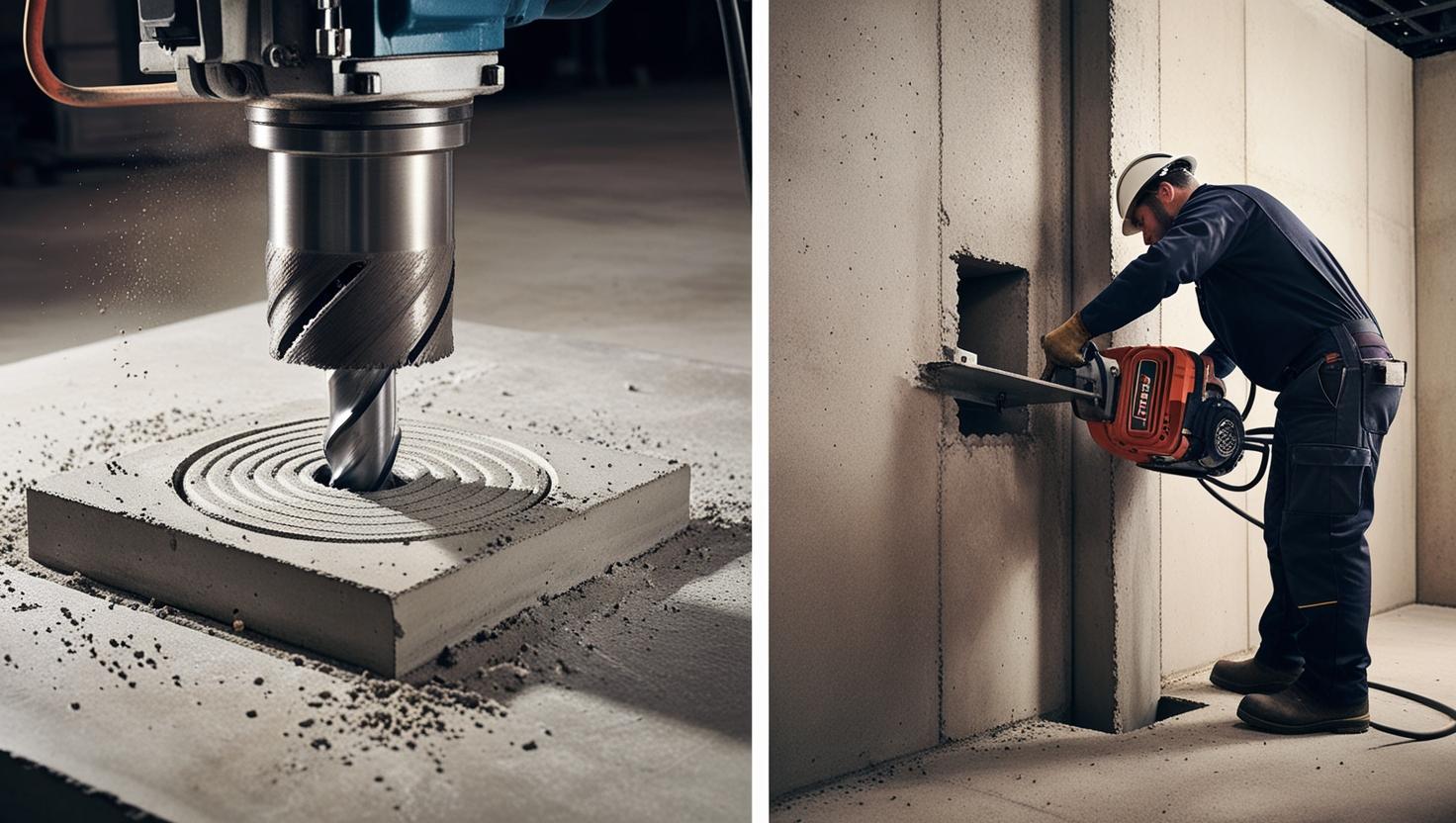 أفضل ماكينات تخريم الخرسانة لإنشاء الفتحات بدقة وسرعة