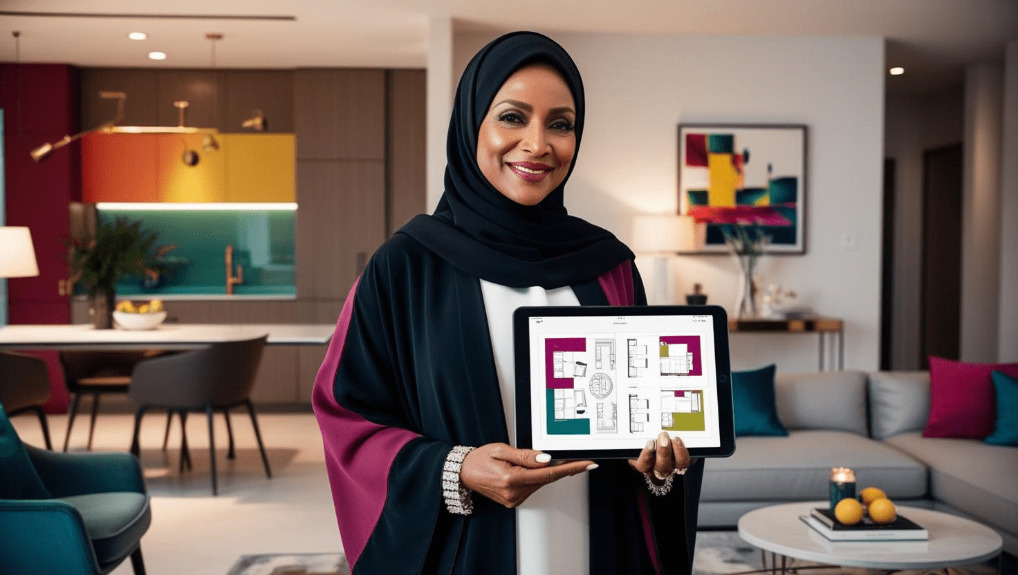 ✅ ريم الحربي – مصممة ديكور داخلي